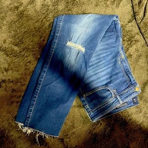 Hollister high rise crop jeans